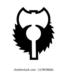 Lumberjack Logo. Timber Icon. Logging Symbol. Vector Eps 08.
