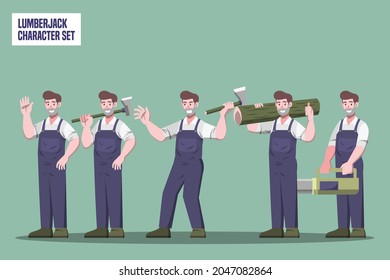 Lumberjack Man Fun - Profesi Character