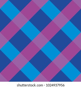 Lumberjack pattern purple blue vector illustration