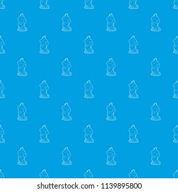 Lumberjack pattern vector seamless blue repeat for any use