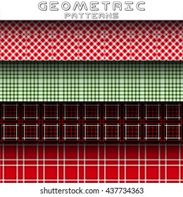 Lumberjack Plaid and Buffalo Check Patterns.
