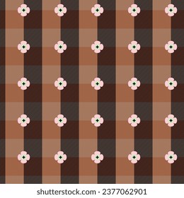 Lumberjack plaid check pattern in black and orange collection. Scottish seamless tartan classic line grid for textile, Natural Nude and Harringbone Simple window pane line tartan, for dress, shirt, 