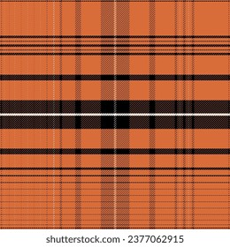 Lumberjack plaid check pattern in black and orange collection. Scottish seamless tartan classic line grid for textile, Natural Nude and Harringbone Simple window pane line tartan, for dress, shirt, 