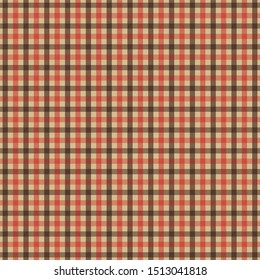 Lumberjack plaid pattern background. Lumberjack plaid and buffalo check patterns. Lumberjack plaid tartan and gingham patterns. Vector illustration background