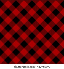 Lumberjack Plaid Pattern Vector Stock Vector (Royalty Free) 432965392 ...