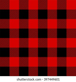 Lumberjack plaid seamless pattern vector