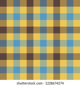 Lumberjack seamless pattern