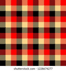 Lumberjack seamless pattern