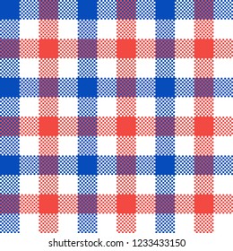 Lumberjack seamless pattern