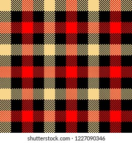 Lumberjack seamless tartan pattern