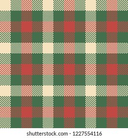 Lumberjack seamless tartan pattern