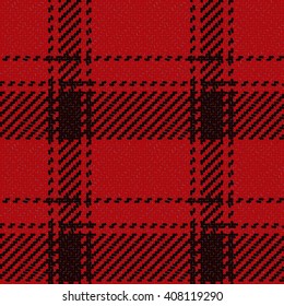 Lumberjack Seamless Vector Pattern. Trendy Hipster Style Background. Tartan and Buffalo Check Plaid Pattern. Vector illustration.