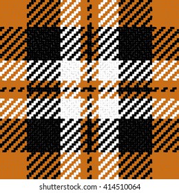 Lumberjack Seamless Vector Pattern. Trendy Hipster Style Background. Tartan and Buffalo Check Plaid Pattern. Vector illustration.