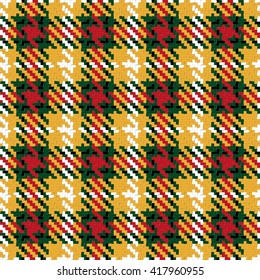 Lumberjack Seamless Vector Pattern. Trendy Hipster Style Background. Tartan and Buffalo Check Plaid Pattern. Vector illustration.