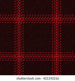 Lumberjack Seamless Vector Pattern. Trendy Hipster Style Background. Tartan and Buffalo Check Plaid Pattern. Vector illustration.