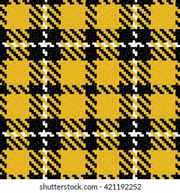 Lumberjack Seamless Vector Pattern. Trendy Hipster Style Background. Tartan and Buffalo Check Plaid Pattern. Vector illustration.
