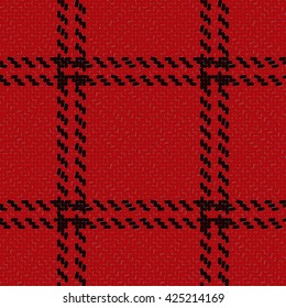 Lumberjack Seamless Vector Pattern. Trendy Hipster Style Background. Tartan and Buffalo Check Plaid Pattern. Vector illustration.