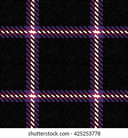 Lumberjack Seamless Vector Pattern. Trendy Hipster Style Background. Tartan and Buffalo Check Plaid Pattern. Vector illustration.