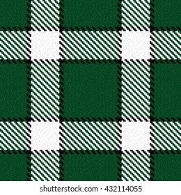 Lumberjack Seamless Vector Pattern. Trendy Hipster Style Background. Tartan and Buffalo Check Plaid Pattern. Vector illustration.