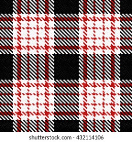 Lumberjack Seamless Vector Pattern. Trendy Hipster Style Background. Tartan and Buffalo Check Plaid Pattern. Vector illustration.