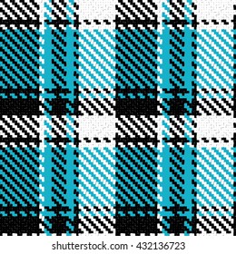 Lumberjack Seamless Vector Pattern. Trendy Hipster Style Background. Tartan and Buffalo Check Plaid Pattern. Vector illustration.