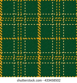 Lumberjack Seamless Vector Pattern. Trendy Hipster Style Background. Tartan and Buffalo Check Plaid Pattern. Vector illustration.