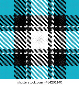 Lumberjack Seamless Vector Pattern. Trendy Hipster Style Background. Tartan and Buffalo Check Plaid Pattern. Vector illustration.