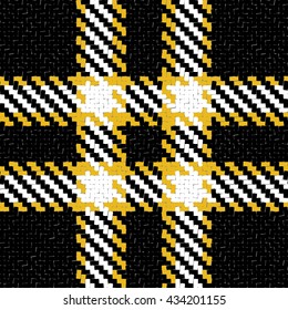 Lumberjack Seamless Vector Pattern. Trendy Hipster Style Background. Tartan and Buffalo Check Plaid Pattern. Vector illustration.