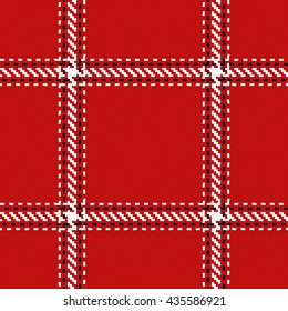 Lumberjack Seamless Vector Pattern. Trendy Hipster Style Background. Tartan and Buffalo Check Plaid Pattern. Vector illustration.