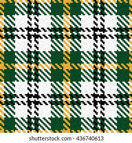 Lumberjack Seamless Vector Pattern. Trendy Hipster Style Background. Tartan and Buffalo Check Plaid Pattern. Vector illustration.