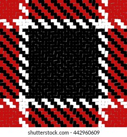 Lumberjack Seamless Vector Pattern. Trendy Hipster Style Background. Tartan and Buffalo Check Plaid Pattern. Vector illustration.