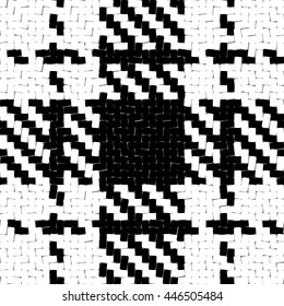 Lumberjack Seamless Vector Pattern. Trendy Hipster Style Background. Tartan and Buffalo Check Plaid Pattern. Vector illustration.