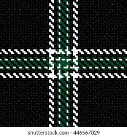 Lumberjack Seamless Vector Pattern. Trendy Hipster Style Background. Tartan and Buffalo Check Plaid Pattern. Vector illustration.