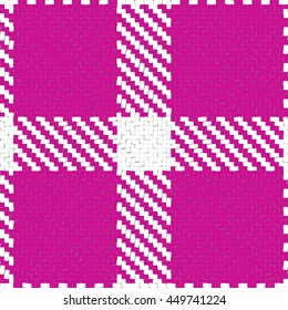 Lumberjack Seamless Vector Pattern. Trendy Hipster Style Background. Tartan and Buffalo Check Plaid Pattern. Vector illustration.