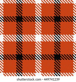 Lumberjack Seamless Vector Pattern. Trendy Hipster Style Background. Tartan and Buffalo Check Plaid Pattern. Vector illustration.