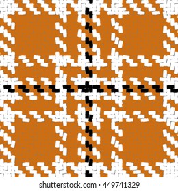 Lumberjack Seamless Vector Pattern. Trendy Hipster Style Background. Tartan and Buffalo Check Plaid Pattern. Vector illustration.