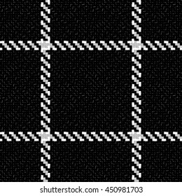 Lumberjack Seamless Vector Pattern. Trendy Hipster Style Background. Tartan and Buffalo Check Plaid Pattern. Vector illustration.