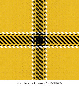 Lumberjack Seamless Vector Pattern. Trendy Hipster Style Background. Tartan and Buffalo Check Plaid Pattern. Vector illustration.