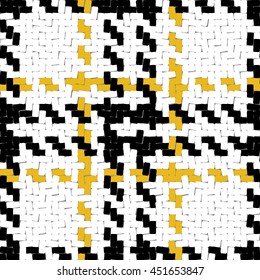 Lumberjack Seamless Vector Pattern. Trendy Hipster Style Background. Tartan and Buffalo Check Plaid Pattern. Vector illustration.