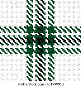 Lumberjack Seamless Vector Pattern. Trendy Hipster Style Background. Tartan and Buffalo Check Plaid Pattern. Vector illustration.