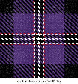 Lumberjack Seamless Vector Pattern. Trendy Hipster Style Background. Tartan and Buffalo Check Plaid Pattern. Vector illustration.