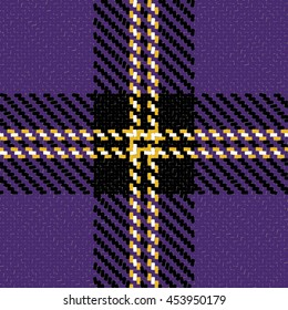 Lumberjack Seamless Vector Pattern. Trendy Hipster Style Background. Tartan and Buffalo Check Plaid Pattern. Vector illustration.