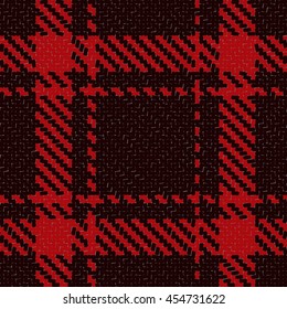 Lumberjack Seamless Vector Pattern. Trendy Hipster Style Background. Tartan and Buffalo Check Plaid Pattern. Vector illustration.
