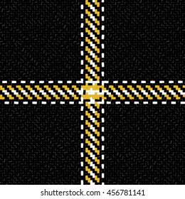 Lumberjack Seamless Vector Pattern. Trendy Hipster Style Background. Tartan and Buffalo Check Plaid Pattern. Vector illustration.