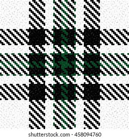 Lumberjack Seamless Vector Pattern. Trendy Hipster Style Background. Tartan and Buffalo Check Plaid Pattern. Vector illustration.
