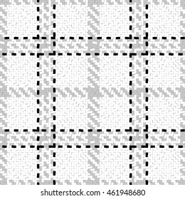 Lumberjack Seamless Vector Pattern. Trendy Hipster Style Background. Tartan and Buffalo Check Plaid Pattern. Vector illustration.
