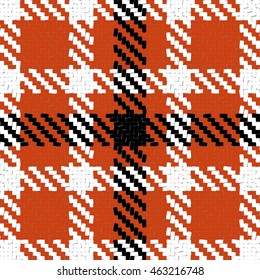 Lumberjack Seamless Vector Pattern. Trendy Hipster Style Background. Tartan and Buffalo Check Plaid Pattern. Vector illustration.