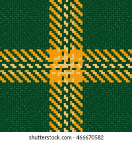 Lumberjack Seamless Vector Pattern. Trendy Hipster Style Background. Tartan and Buffalo Check Plaid Pattern. Vector illustration.