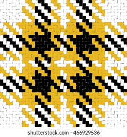 Lumberjack Seamless Vector Pattern. Trendy Hipster Style Background. Tartan and Buffalo Check Plaid Pattern. Vector illustration.