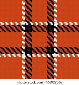 Lumberjack Seamless Vector Pattern. Trendy Hipster Style Background. Tartan and Buffalo Check Plaid Pattern. Vector illustration.